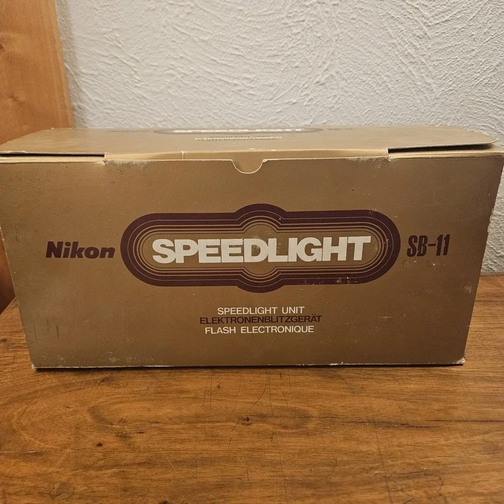 Nikon Speedlight‎ Unit SB-11 Flash Strobe w/SK-4 SU-2 From Japan UNTESTED